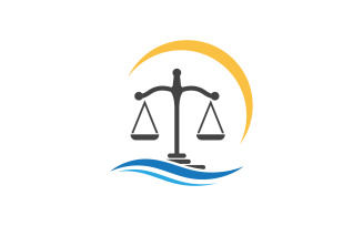Law Firm Logo Template vector illustration design v.1