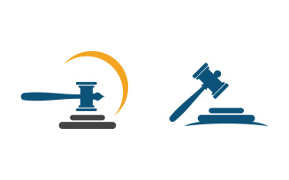 Law Firm Logo Template vector illustration design v.8