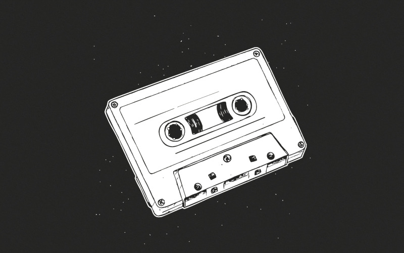 90s Cassette PNG, Nineties Cute Design, Sublimation PNG, Crybaby Playlist, Aesthetic Inspirational Illustration