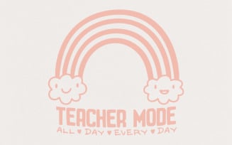 Teacher mode png, Teacher Life png, teaching mode png, funny teacher png, gift for teacher, teacher