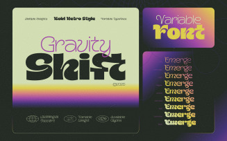 Gravity Shift - Variable Font Family