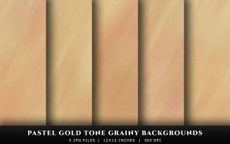Pastel Gold Tone Grainy Texture Backgrounds