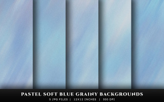 Pastel Soft Blue Grainy Texture Backgrounds