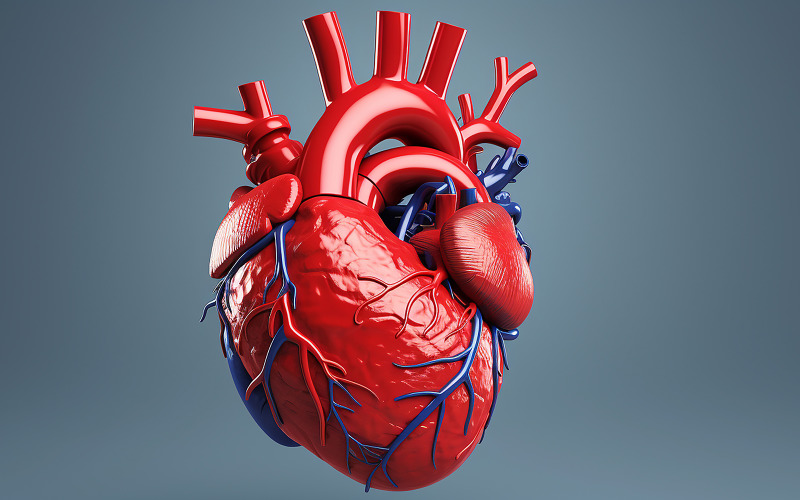 human heart anatomy design jpeg Product Mockup