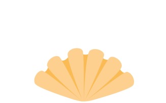 Abstract logo icon wave shell business corporate