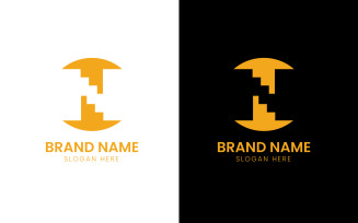 Pixel letter N company logo-806