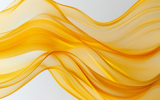 Golden Flowing Wave Background