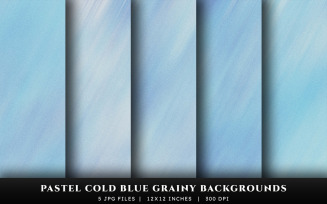 Pastel Cold Blue Grainy Texture Backgrounds