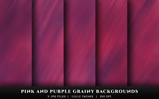 Pink and Purple Grainy Texture Backgrounds