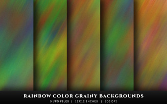Rainbow Color Grainy Texture Backgrounds