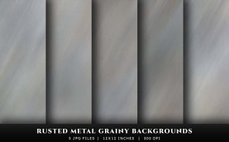 Rusted Metal Grainy Texture Backgrounds