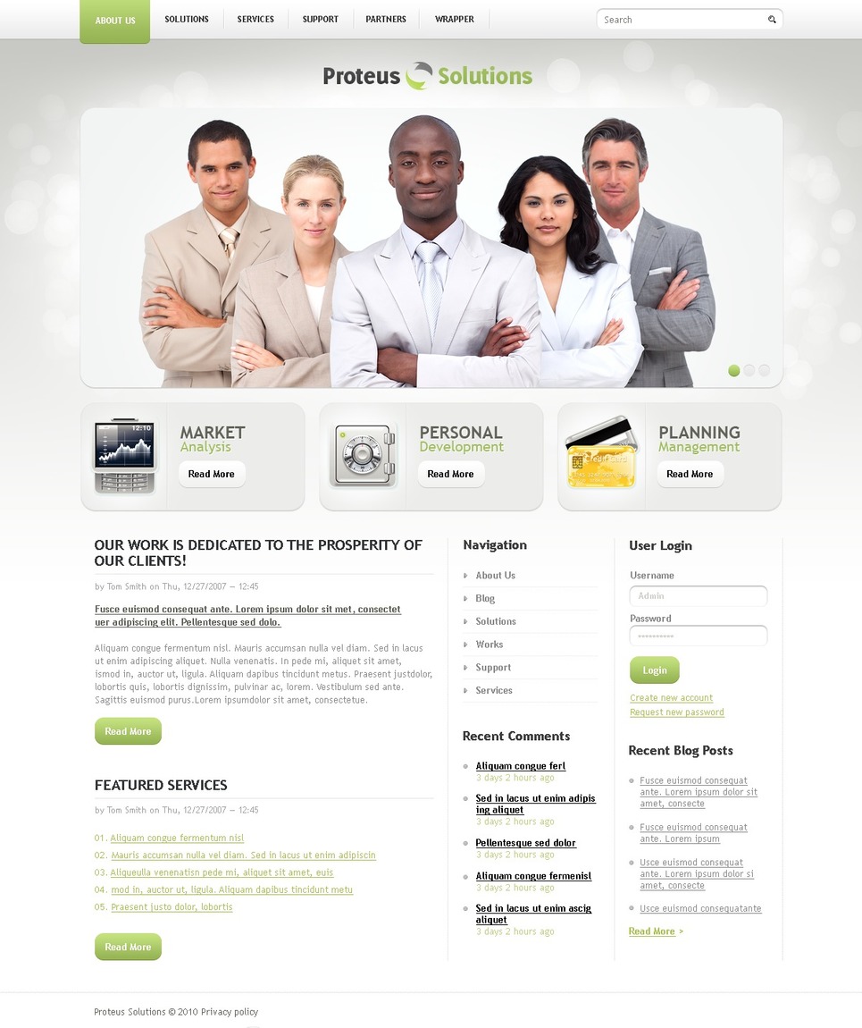 Consulting PSD Template New Screenshots BIG