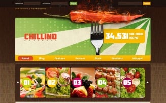 Cooking PSD Template
