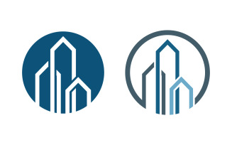 Building Property and Construction Logo design template v.11