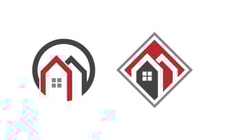 Building Property and Construction Logo design template v.4