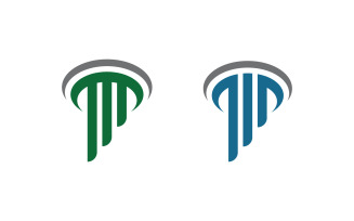 Business investment Finance icon Logo design v.4