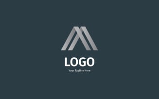 A Letter Logo Design Template For Startup Business