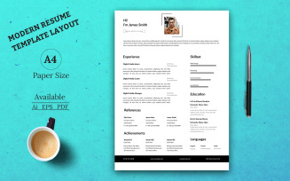Awesome Mind Blowing Resume Template