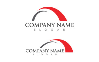 Bridge icon concept illustration Logo design template v.6