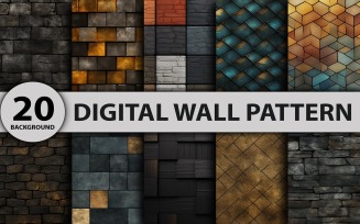 Digital Wall Pattern Backgrounds
