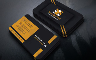 Luxury Style Business Card Template PSD for High-End Professionals and Premium Brand Identity