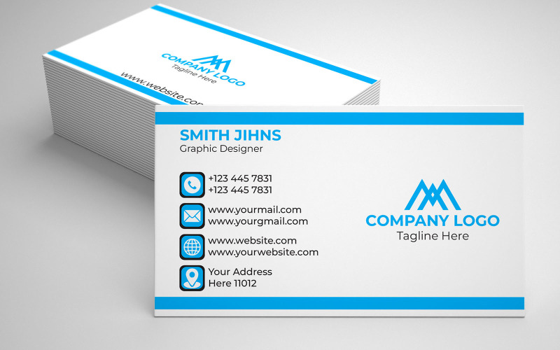 Visiting Card - Editable business card Professional Corporate Identity