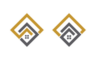 Building Property Key icon vector illustration design template v.10