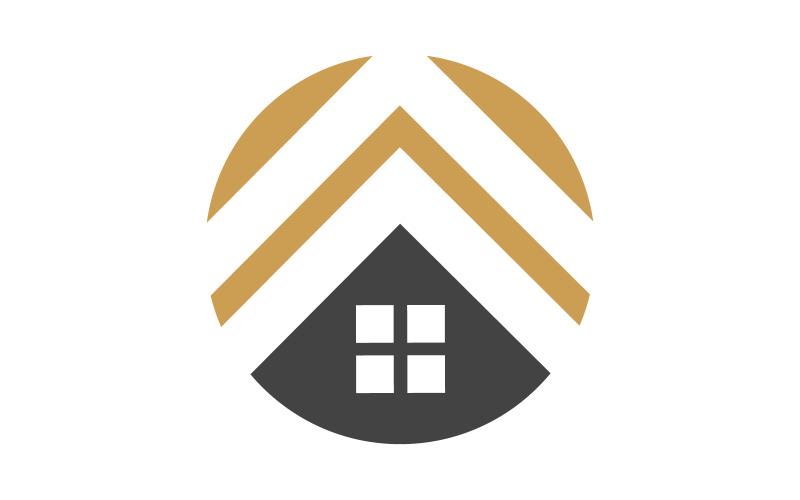 Building Property Key icon vector illustration design template v.3 Logo Template