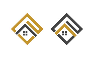 Building Property Key icon vector illustration design template v.9