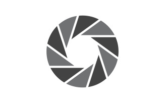 Camera Lens focus icon vector illustration design template v.1