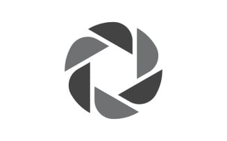 Camera Lens focus icon vector illustration design template v.2