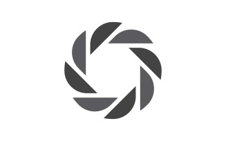 Camera Lens focus icon vector illustration design template v.3