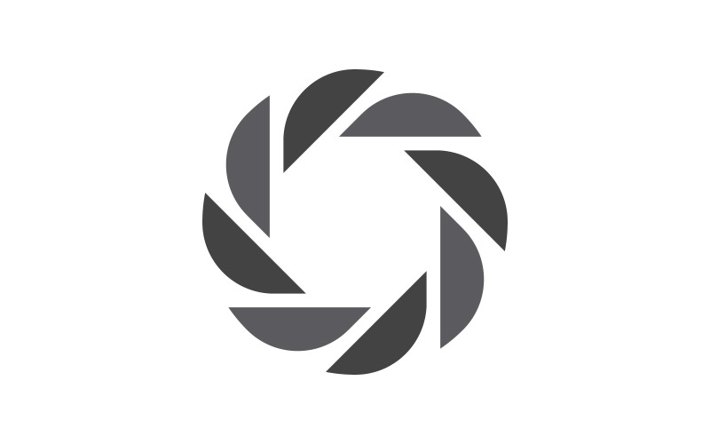 Camera Lens focus icon vector illustration design template v.3 Logo Template