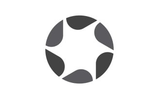 Camera Lens focus icon vector illustration design template v.4