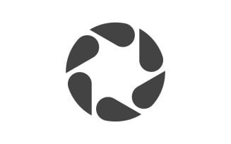 Camera Lens focus icon vector illustration design template v.5