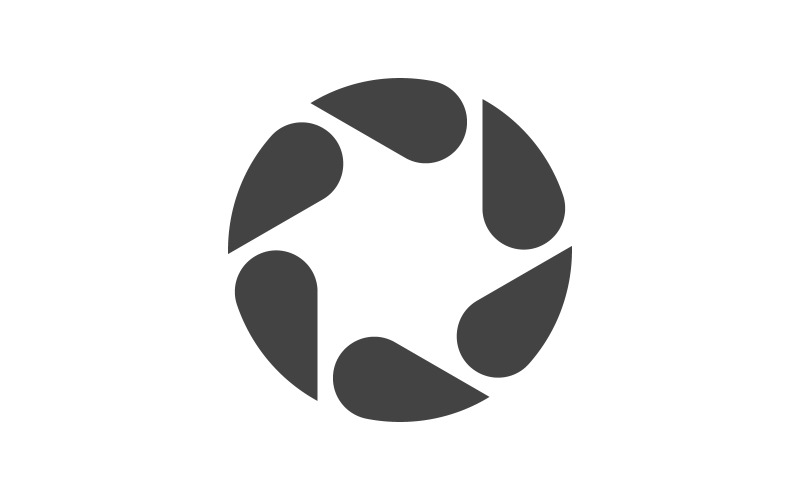 Camera Lens focus icon vector illustration design template v.5 Logo Template