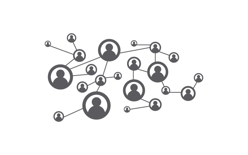 People work group Vector illustration design v.4 Logo Template