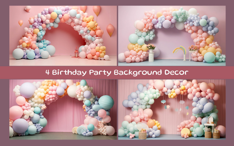 Birthday Party Background Decor