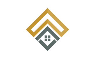 Building Property Key icon vector illustration design template v.11
