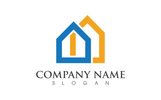 Building Property Key icon vector illustration design template v.19