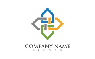 Building Property Key icon vector illustration design template v.20