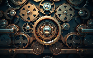 Intricate Gear System Design