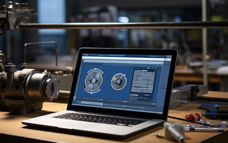 Engineering Design Software Background Illustration