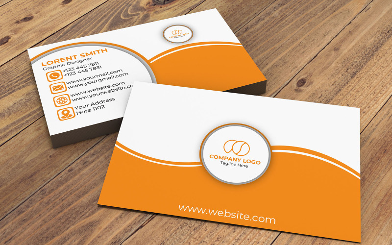 Creative Minimal Individual Business Card Corporate Identity