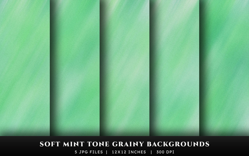 Soft Mint Tone Grainy Texture Backgrounds