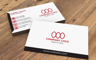 Visiting Card - Business Card Vector Minimal