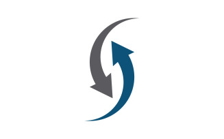 Arrow business fast growth icon illustration design v.2