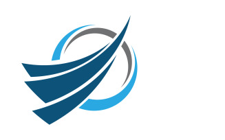 Business Finance concept icon logo illustration design v.4