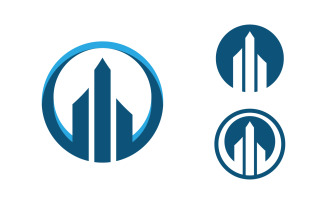 Business Finance concept icon logo illustration design v.6