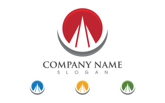 Business Finance concept icon logo illustration design v.9